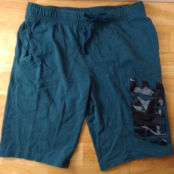 Vintage Nike Spell Out Logo Sweat Shorts - Picture 1 of 8
